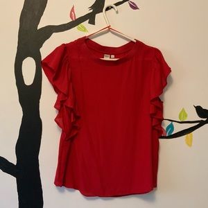 Simons Twik frilly blouse